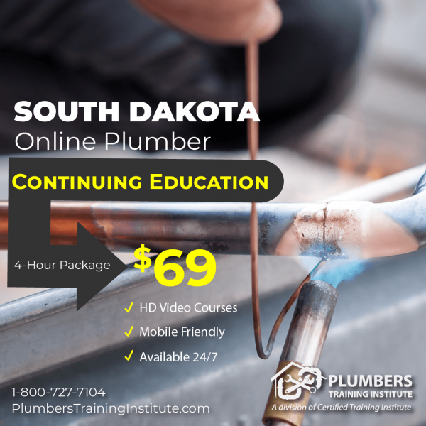 free downloads South Dakota plumber installer license prep class