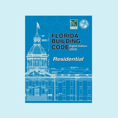 Florida Building Code - Residential 2023 with tabs